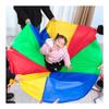 UUNVTOSU Play Parachute Outdoor Garden Games, Nursery Sensory Training Play Parachute Game, Pull- Oxford Cloth Parachute Parachute(7m/22.9ft) view 1
