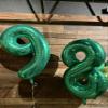 Green Number 0 Balloon 40 Inch, 0 Balloon Numberfor 10th 20th 30th 40th 50th 60th Birthday Decorations, Green Party Supplies for Men Women view 4