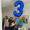 Metallic Blue Number 0 Balloon 40 Inch, 0 Balloon Numberfor 10th 20th 30th 40th 50th 60th Birthday Decorations, Navy Blue Party Supplies for Men Women view 2