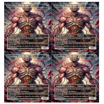 4x | Ulamog, the Defiler | Anime | Full Art | Foil or Non-Foil (Foil)