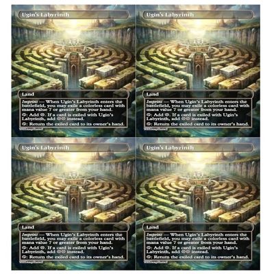 4x | Ugin's Labyrinth | Anime | Full Art | Foil or Non-Foil (Foil)