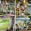 3D Miniature House Kit Page Turning Design Tiny House Kits to Build DIY Wooden Crafts for Adults Miniatures Model Kits with Furniture, Christmas & Birthday for Women (C) view 4