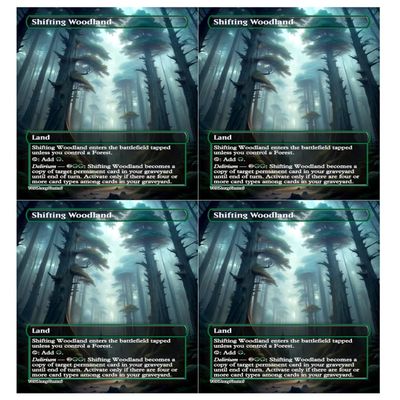 4x | Shifting Woodland | Anime | Full Art | Foil or Non-Foil (Foil)
