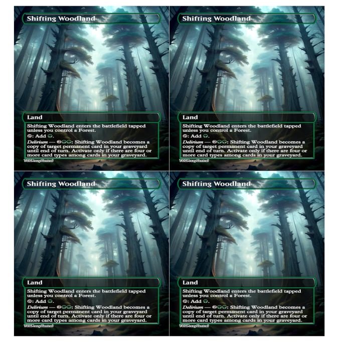 4x | Shifting Woodland | Anime | Full Art | Foil or Non-Foil (Foil)