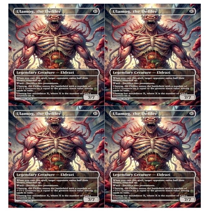 4x | Ulamog, the Defiler | Anime | Full Art | Foil or Non-Foil (Non Foil)