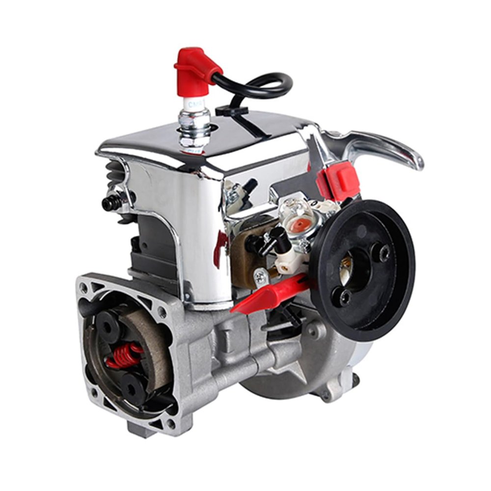 36CC Dual Ring 4 Bolts Chrome Engine for 1/5 Hpi Rofun King Motor Rovan Baja 5b 5t 5sc Ss Mcd FG GoPed RedCat Rc Car Parts