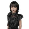 MUPUL Long Braid Wig With Bangs Black Braided Wig Girls Halloween costume Wigs For Kids view 1