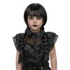 MUPUL Long Braid Wig With Bangs Black Braided Wig Girls Halloween costume Wigs For Kids view 2
