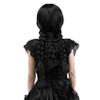 MUPUL Long Braid Wig With Bangs Black Braided Wig Girls Halloween costume Wigs For Kids view 3