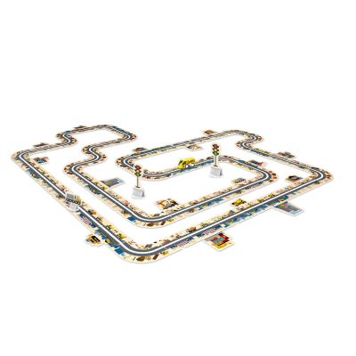 Luwecf Kids Puzzle Building Set DIY Funny Practice Motor Skills Educational Toys Rail Car Track Toys for Girls Preschool Kids Gifts, Style C