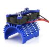 540 550 3650 3660 3670 Motor Heat Sink Cooling Fan 36mm Motor for 1/8 1/10 RC Car Axial SCX10 TRX4 Tamiya(Navy Blue) view 2