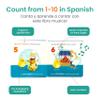 Binibi Spanish Musical Book - Counting at The Market | Bilingual Children's Book for Babies & Toddlers 1-3 | Libro en Espanol para Bebes view 2