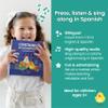 Binibi Spanish Musical Book - Counting at The Market | Bilingual Children's Book for Babies & Toddlers 1-3 | Libro en Espanol para Bebes view 3