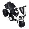 Kids Electric Motorcycle, Rechargeable Three with Music and Lights, Stable Ride for 2-5 Year Olds (White view 1