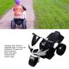 Kids Electric Motorcycle, Rechargeable Three with Music and Lights, Stable Ride for 2-5 Year Olds (White view 4