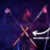 Kose Red LED Katana Cyberpunk Prop Replica Cosplay Gift Sword Lights (Just One + Back Harness Strap) view 2