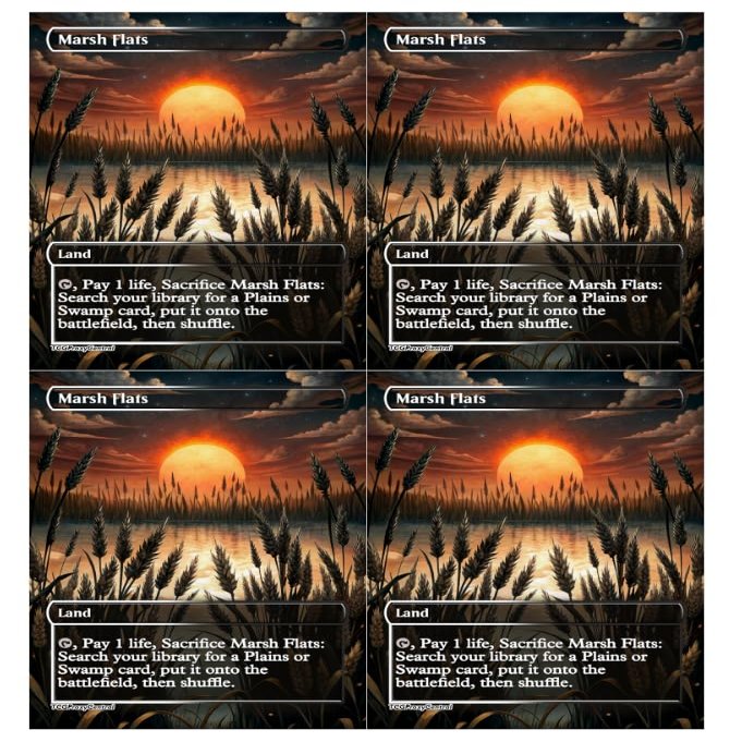 4x | Marsh Flats | Anime | Full Art | Foil or Non-Foil (Non Foil)