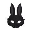 Hosfairy 1Pcs Halloween Animal Mask Half Face Rabbit Ear Mask for Halloween Easter Costume Party Cosplay Props (Yellow) view 3