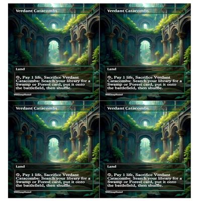 4X | Verdant Catacombs | Anime | Full Art | (Non Foil)