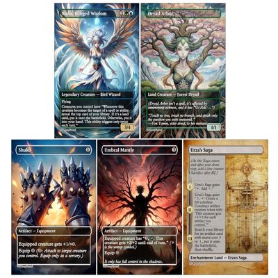 5x | Nadu, Winged Wisdom Combo | Anime | Full Art | Foil or Non-Foil (1x of each Foil)