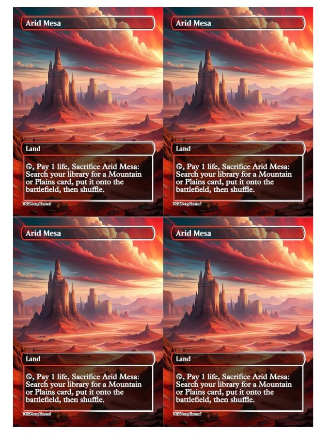 4x | Arid Mesa | Anime | Full Art | Foil or Non-Foil (Foil)