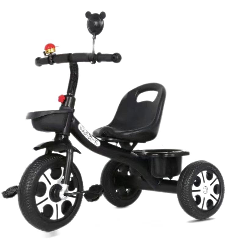 Generic DreamsCT Toddler Tricycles for 1-6 Year Olds Kid Tricycle Baby Balance Bike for Boys Girls - Black