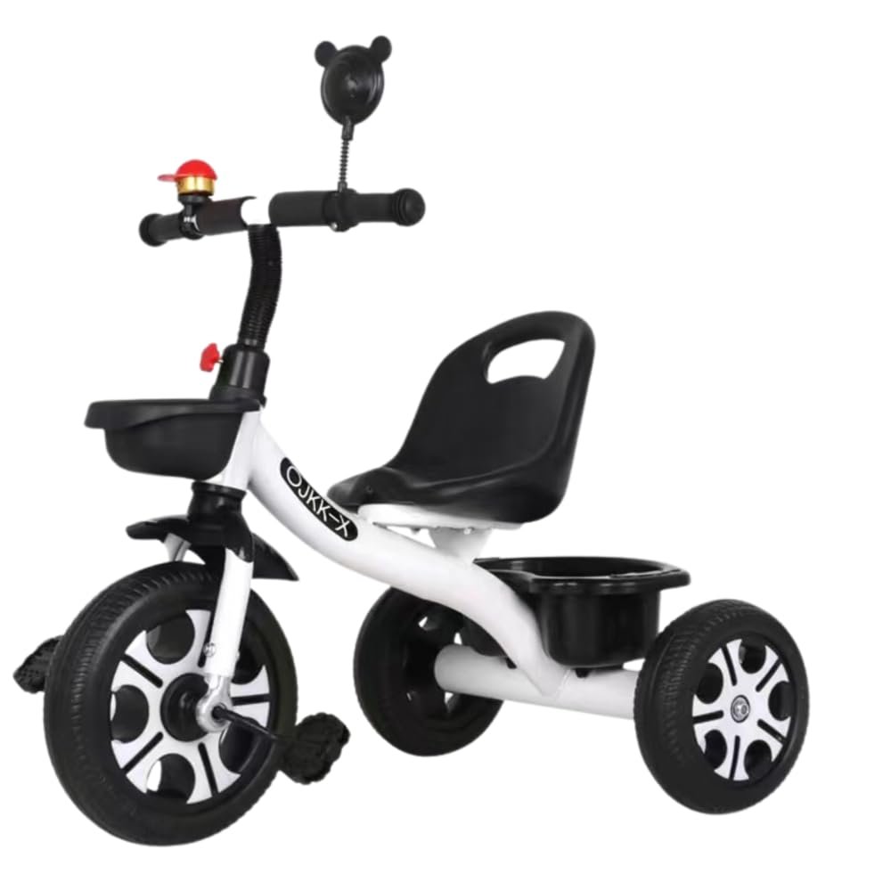 DreamsCT Toddler Tricycles for 1-6 Year Olds Kid Tricycle Baby Balance Bike for Boys Girls - White
