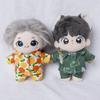 niannyyhouse 10cm Plush Doll Clothes Shirts Pants Pattern Pajama Outfit Stuffed Toy Dressup Gift (a6) view 3