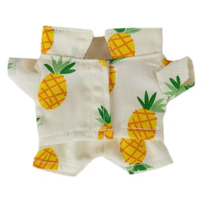niannyyhouse 10cm Plush Doll Clothes Shirts Pants Pattern Pajama Outfit Stuffed Toy Dressup Gift (a2)
