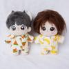 niannyyhouse 10cm Plush Doll Clothes Shirts Pants Pattern Pajama Outfit Stuffed Toy Dressup Gift (a2) view 3