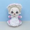 niannyyhouse 15cm 20cm Plush Doll Clothes Headwear Aprons Dresses Maid Outfit Soft Stuffed Toy Dressup Gift (Pink-15cm) view 2