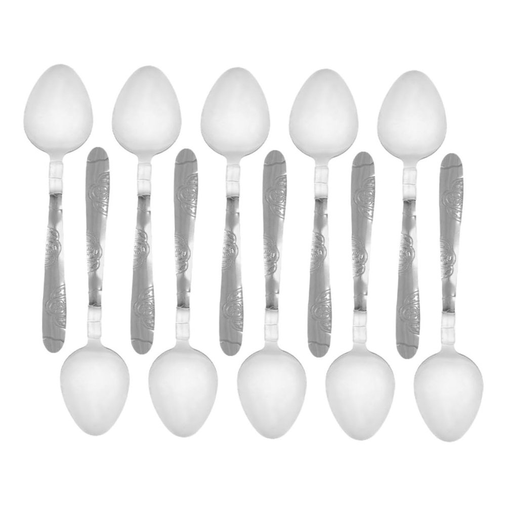 KOMBIUDA 10pcs Mind Bending Spoon Tricks Props for Stage Performance Shows Parties Easy to Use Bending Spoon Props for Beginners and Boys and Girls
