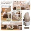 BanaSuper Kids Climbing Foam Blocks Playset - 7 Piece Toddler Climbing Toys, Indoor Gross Motor Development Montessori Gross Motor Toy for Babies & Toddlers (Grey) view 2