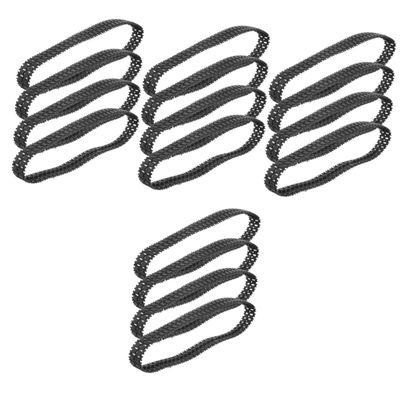 Hemoton 16pcs Rubber Tank Tracks for Rc Crawler Replacement Treads for Enhanced Grip and Stability Terrains