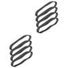 Hemoton 8pcs Rubber Tank Tracks for Remote Control Tank Models for Building Smooth Excellent Traction Terrains view 1