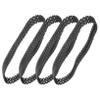 Hemoton 8pcs Rubber Tank Tracks for Remote Control Tank Models for Building Smooth Excellent Traction Terrains view 2