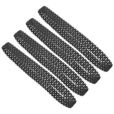 Hemoton 20pcs Rubber Tank Tracks for Remote Control Robot Models Replacement Treads for Enhanced Traction Terrains