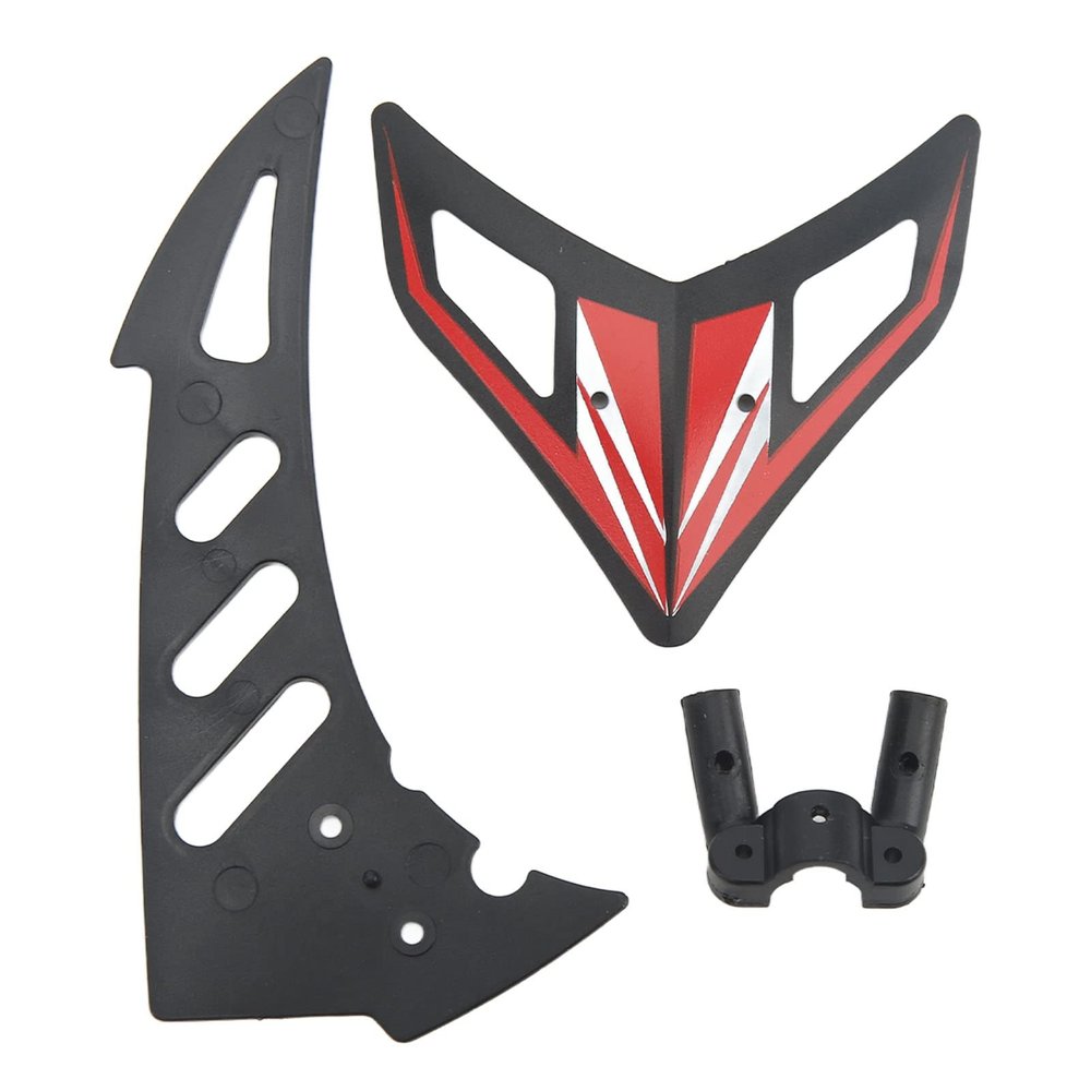 Oumefar V912 Tail Wing, Sturdy Lightweight Plastic Black Standard RC Plane Tail Wing for Upgrade