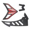 Oumefar V912 Tail Wing, Sturdy Lightweight Plastic Black Standard RC Plane Tail Wing for Upgrade view 2