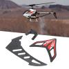 Oumefar V912 Tail Wing, Sturdy Lightweight Plastic Black Standard RC Plane Tail Wing for Upgrade view 4