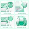 Baby Ball Pit for Toddler with 50 Balls, Pop Up Tent Kids with Star Lights for 1 2 3 Year Old Birthday Gift, 12-18 Months Baby Girl Toys with Carrying Bag, Indoor&Outdoor Play Tent for Kids(Green) view 3