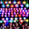 118 PCS Halloween Party Favors Bulk, 80 Rings, 14 Brooches, 12 Necklaces, 12 Bracelets,Halloween Toys for Kids, Glow in the Dark Toys, Bulk Halloween Goodie Bag Fillers, Halloween Party Supplies view 1