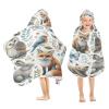 Kigai Cute Animals Hooded Baby Towel Ultra Soft and Absorbent Hooded Bath Towel for Boy Girl Baby Beach Towel Shower Gift for Newborn Infant Toddler, 50x23.5 Inch view 2