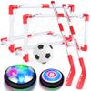 Helsort Hover Soccer Ball Set, Hover Hockey Set for Kids, Air Floating Soccer Toys Hockey Ball with Led Light, Indoor Outdoor Sports Toys & Games, Christmas Birthday Gifts for 3-12 Years Boy Girl view 1