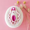 ToysCentral Basics Educational Knitted Female Genitalia Model, Crochet Sewing Kit for Women, Girls, Kids view 1