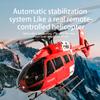 Ssccgym C190 H145 6CH Remote Control Helicopter Aircraft for Adults Beginners RC Heli Single Rotor No Ailerons Maintain Altitude Hover/Optical Flow Positioning RTF 335MM (Red 2-Battery) view 2