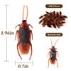 100 PCS Fake Roaches,Realistic Fake Cockroaches Halloween Fake Bug for Prank Stuff,Plastic Cockroaches Celebrate The Halloween Party with Fake Cockroaches view 2