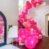 110pcs Hot Pink Balloons 12 Inch Latex Balloon for Hot Pink Birthday Decorations Wedding Christmas Gender Reveal Engagement Anniversary Princess Bridal Shower Baby Shower Decorations view 3