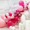 110pcs Hot Pink Balloons 12 Inch Latex Balloon for Hot Pink Birthday Decorations Wedding Christmas Gender Reveal Engagement Anniversary Princess Bridal Shower Baby Shower Decorations view 4