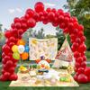 110pcs Red Balloons 12 Inch Latex Balloon for Red Birthday Decoration Wedding Christmas Gender Reveal Engagement Anniversary Princess Bridal Shower Baby Shower Decorations view 4